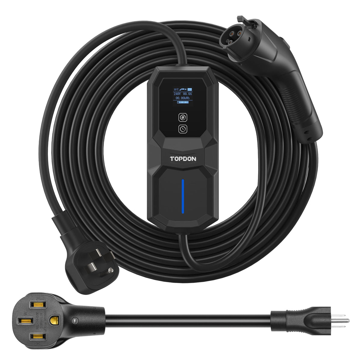 TOPDON PulseQ AC Portable 32A Level 2 Portable EV Charger