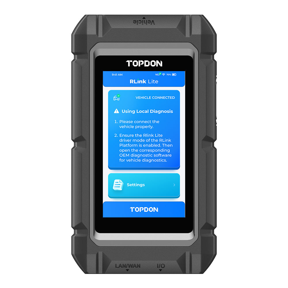 TOPDON RLink Lite J2534 Pass-Thru Programmer with 5-Inch Touchscreen