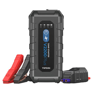 TOPDON V2200Plus 2-in-1 2200A Jump Starter & Battery/System Tester