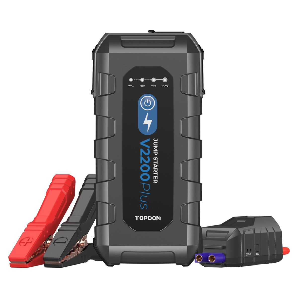 TOPDON V2200Plus 2-in-1 2200A Jump Starter & Battery/System Tester