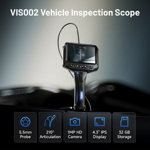 TOPDON VIS002 Articulating Borescope Camera - Feature infographic